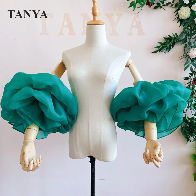 2022 New Fashion Big Puffy Short Detachable Sleeves For Wedding Green Elegant Evening Party Dance Accessories Chic
2022 New Fashion Big Puffy Short Detachable Sleeves For Wedding Green Elegant Evening Party Dance Accessories Chic