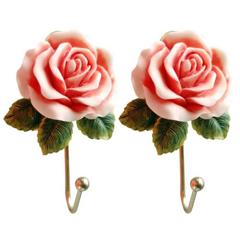Heart Shaped Rose Resin Hook Color Painting Hook Home Decoration Is Used For Hanging Hats, Towels, Coats, Etc
Heart Shaped Rose Resin Hook Color Painting Hook Home Decoration Is Used For Hanging Hats, Towels, Coats, Etc