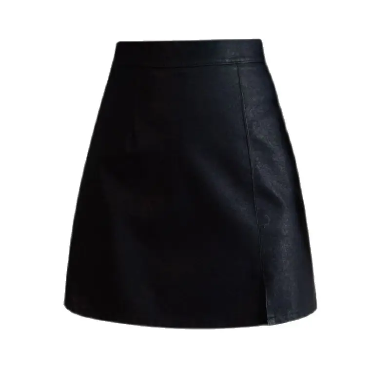 ITOOLIN 2022 Autumn Women PU Leather Mini Skirts A-line Wide Leg High Waist INS Leather Skirts For Women
ITOOLIN 2022 Autumn Women PU Leather Mini Skirts A-line Wide Leg High Waist INS Leather Skirts For Women