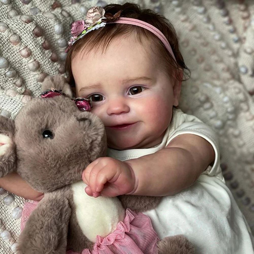 Reborn Baby Dolls Hand-painted Washable Full Vinyl Body Full Limb Doll Movable Limbs Design with Clothes Milk Bottle Teat Access
Reborn Baby Dolls Hand-painted Washable Full Vinyl Body Full Limb Doll Movable Limbs Design with Clothes Milk Bottle Teat Access