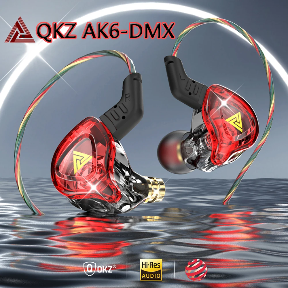 QKZ AK6-DMX HiFi Headphones Copper Driver Extra Bass Earbuds with Mic Stereo Noise Cancelling Wired Earphone Stage Ear Return
QKZ AK6-DMX HiFi Headphones Copper Driver Extra Bass Earbuds with Mic Stereo Noise Cancelling Wired Earphone Stage Ear Return