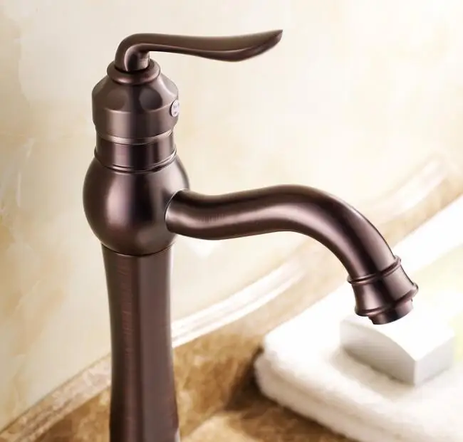 

Vidric Bathroom hot and cold water basin faucets single handle washbasin sink taps mixer deck mounted bath wash faucets tap