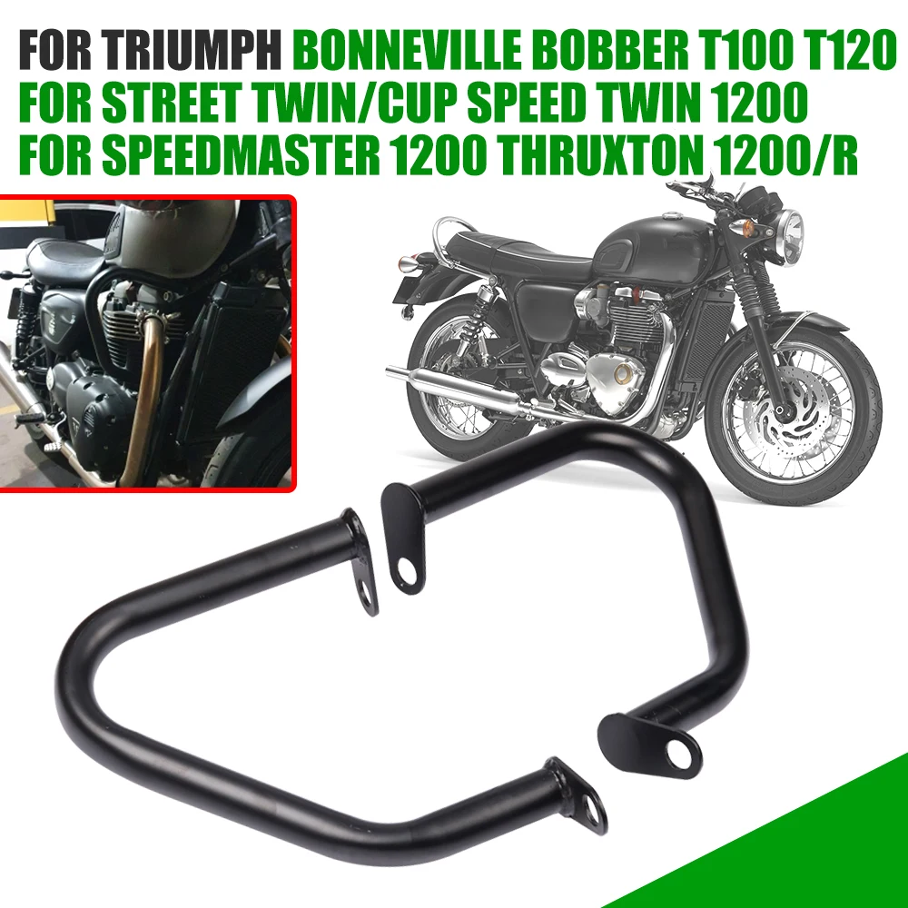 Motorcycle Engine Guard Crash Bars Bumper For Triumph Bonneville T100 T120 Bobber Thruxton 1200 R Street Cup Twin Speed Twin
Motorcycle Engine Guard Crash Bars Bumper For Triumph Bonneville T100 T120 Bobber Thruxton 1200 R Street Cup Twin Speed Twin