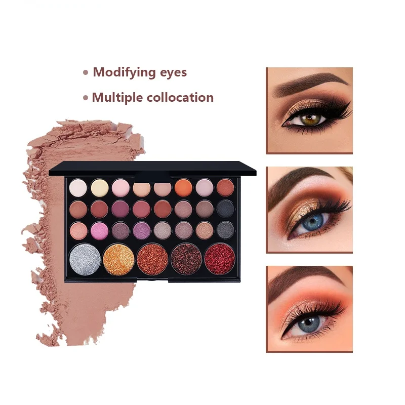 29 Color Pearlescent Matte Eye Shadow Earth Color Smoky Makeup Combination Set To Maintain Large Eye Makeup for A Long Time
29 Color Pearlescent Matte Eye Shadow Earth Color Smoky Makeup Combination Set To Maintain Large Eye Makeup for A Long Time