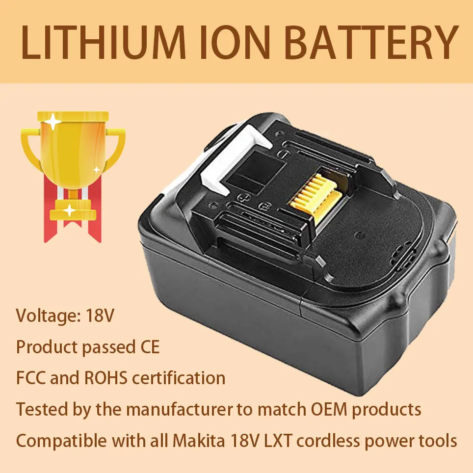 Makita 18V LXT Li-Ion сменный аккумулятор BL1830B (1)
Makita 18V LXT Li-Ion сменный аккумулятор BL1830B (1)