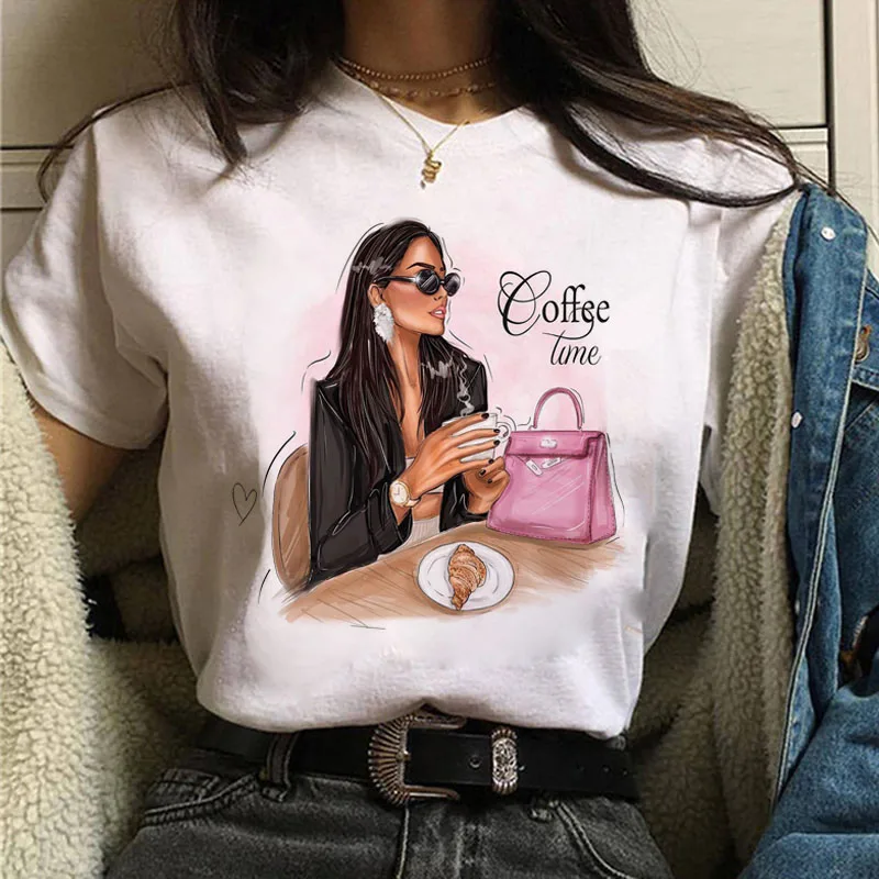 Fashion Women T Shirt Coffee Time and Girl Printed T Shirt Female Summer Casual Tops Tee 90s Girls Harajuku Cute Women T-shirts
Fashion Women T Shirt Coffee Time and Girl Printed T Shirt Female Summer Casual Tops Tee 90s Girls Harajuku Cute Women T-shirts