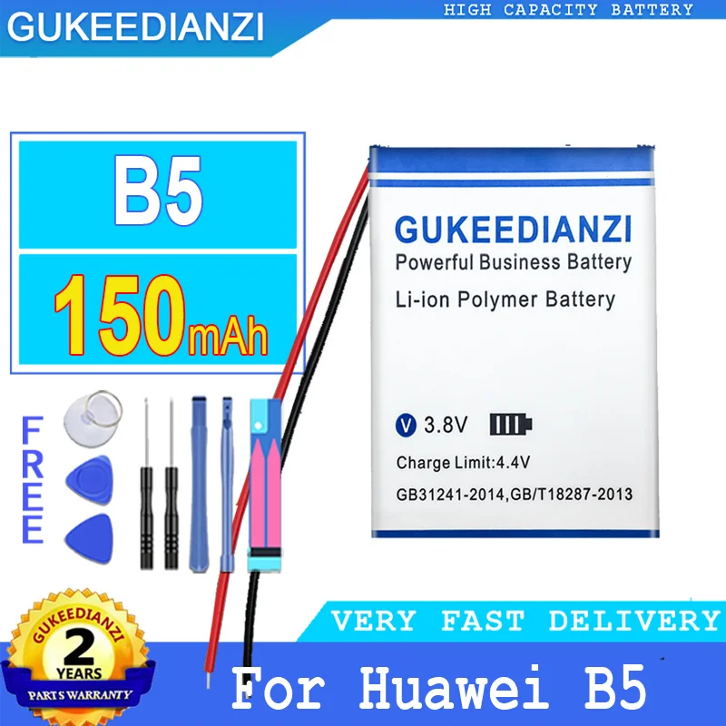 Bateria 150mAh High Capacity Battery For Huawei B5 Digital High Quality Battery
Bateria 150mAh High Capacity Battery For Huawei B5 Digital High Quality Battery