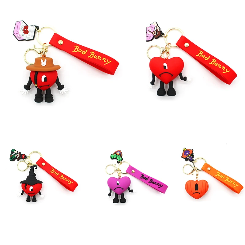 Kawaii Un Verano Sin Ti Bad Bunny Heart Keychain Pendant Resin Rubber Car Keyring Keyfob Bag Pendant Halloween Christmas Gift
Kawaii Un Verano Sin Ti Bad Bunny Heart Keychain Pendant Resin Rubber Car Keyring Keyfob Bag Pendant Halloween Christmas Gift