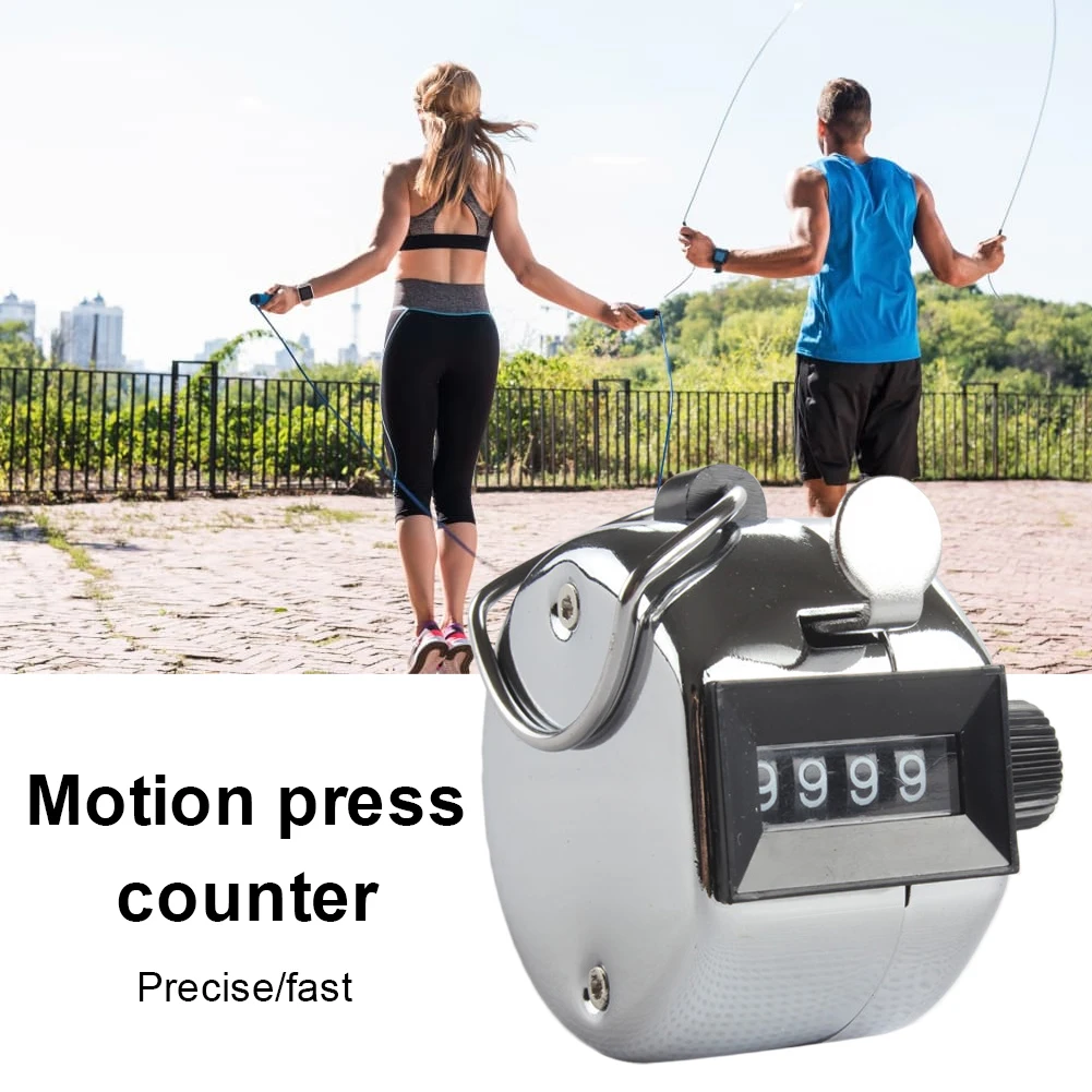 Hand Tally Counter 4-Digit Precise Handheld Clicker Counter Mini Palm Counter For Sport Stadium Referees School Event
Hand Tally Counter 4-Digit Precise Handheld Clicker Counter Mini Palm Counter For Sport Stadium Referees School Event
