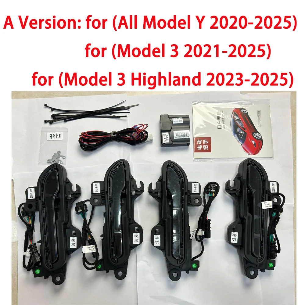 Беспроводная Автоматическая Дверная Ручка 6-го Поколения Для Tesla Model Y/3 Highland/Y Juniper С Цветной LED-подсветкой
Беспроводная Автоматическая Дверная Ручка 6-го Поколения Для Tesla Model Y/3 Highland/Y Juniper С Цветной LED-подсветкой