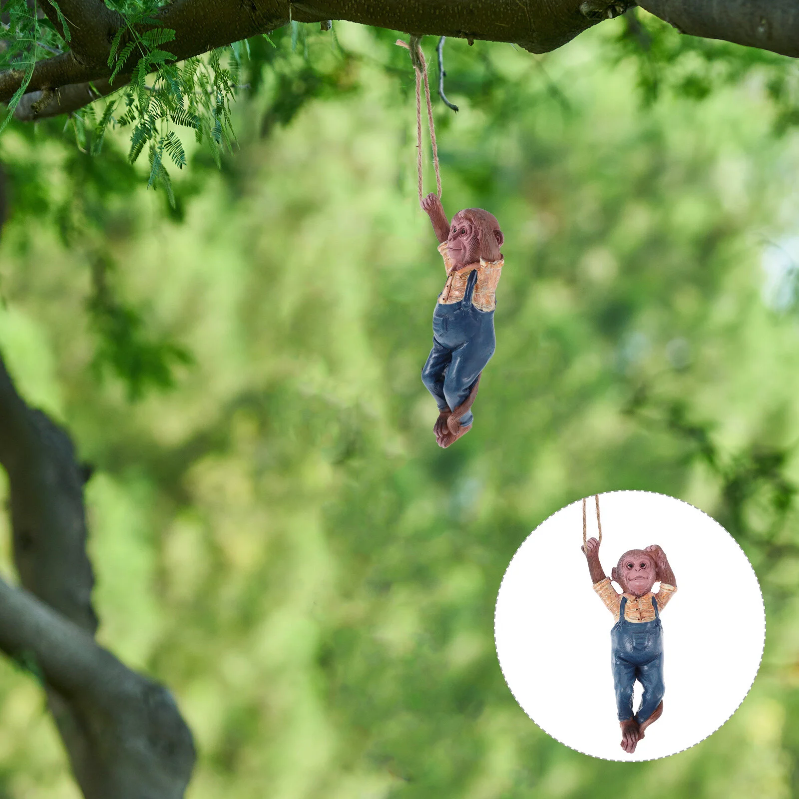 Pendant Yard Scene Decor Tree Hanging Sculpture Monkey Statue Outdoor Decoration Resin Garden Fake Figure Creative
Pendant Yard Scene Decor Tree Hanging Sculpture Monkey Statue Outdoor Decoration Resin Garden Fake Figure Creative