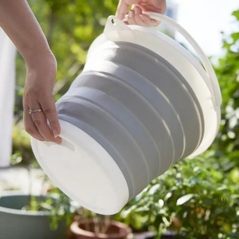 Ведро складное для рыбалки и кемпинга, портативный садовый переносчик для воды 10 л, складное Силиконовое пластиковое ведро
Ведро складное для рыбалки и кемпинга, портативный садовый переносчик для воды 10 л, складное Силиконовое пластиковое ведро