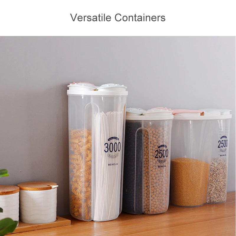 Kitchen Airtight Dry Food Storage Cereal Dispenser Storage Box Rice Storage Container Flour Grain Large Dispenser With Lock Lids
Kitchen Airtight Dry Food Storage Cereal Dispenser Storage Box Rice Storage Container Flour Grain Large Dispenser With Lock Lids