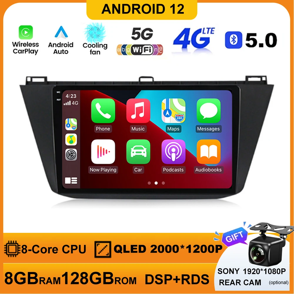 Android 12 For Volkswagen Tiguan 2 Mk 2016 -2019 Car Radio Multimedia Video Player Navigation Carplay WIFI BT 2Din 2 Din DVD
Android 12 For Volkswagen Tiguan 2 Mk 2016 -2019 Car Radio Multimedia Video Player Navigation Carplay WIFI BT 2Din 2 Din DVD