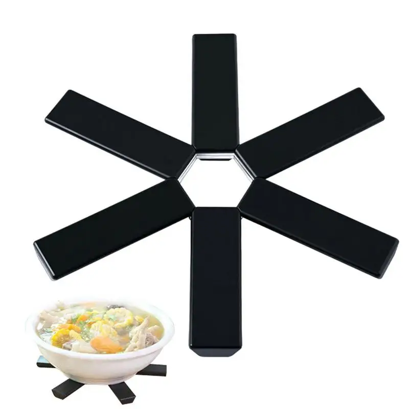 Folding Pot Mat Household Trivets For Pans Heat Resistant Mat For Hot Dishes Non-Slip Trivets For Kitchen Table
Folding Pot Mat Household Trivets For Pans Heat Resistant Mat For Hot Dishes Non-Slip Trivets For Kitchen Table