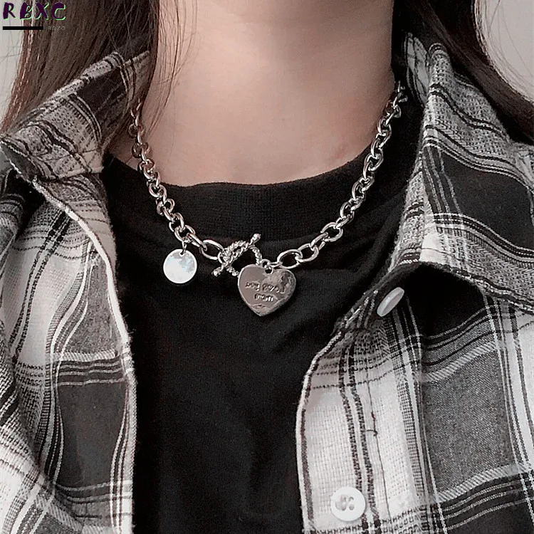 Rbxc Net Red Necklace Cool Female Collarbone Chain Ins Non Fading Student Korean Version Hip Hop Neck Chain Disco Accessories
Rbxc Net Red Necklace Cool Female Collarbone Chain Ins Non Fading Student Korean Version Hip Hop Neck Chain Disco Accessories