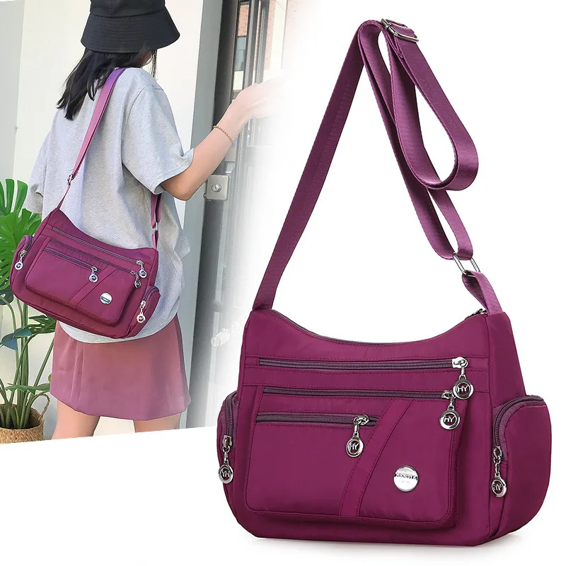 Oxford Waterproof Shoulder Bag Women Casual Crossbody Bag Multifunction Shopping Handbag Large Capacity Messenger Bag
Oxford Waterproof Shoulder Bag Women Casual Crossbody Bag Multifunction Shopping Handbag Large Capacity Messenger Bag