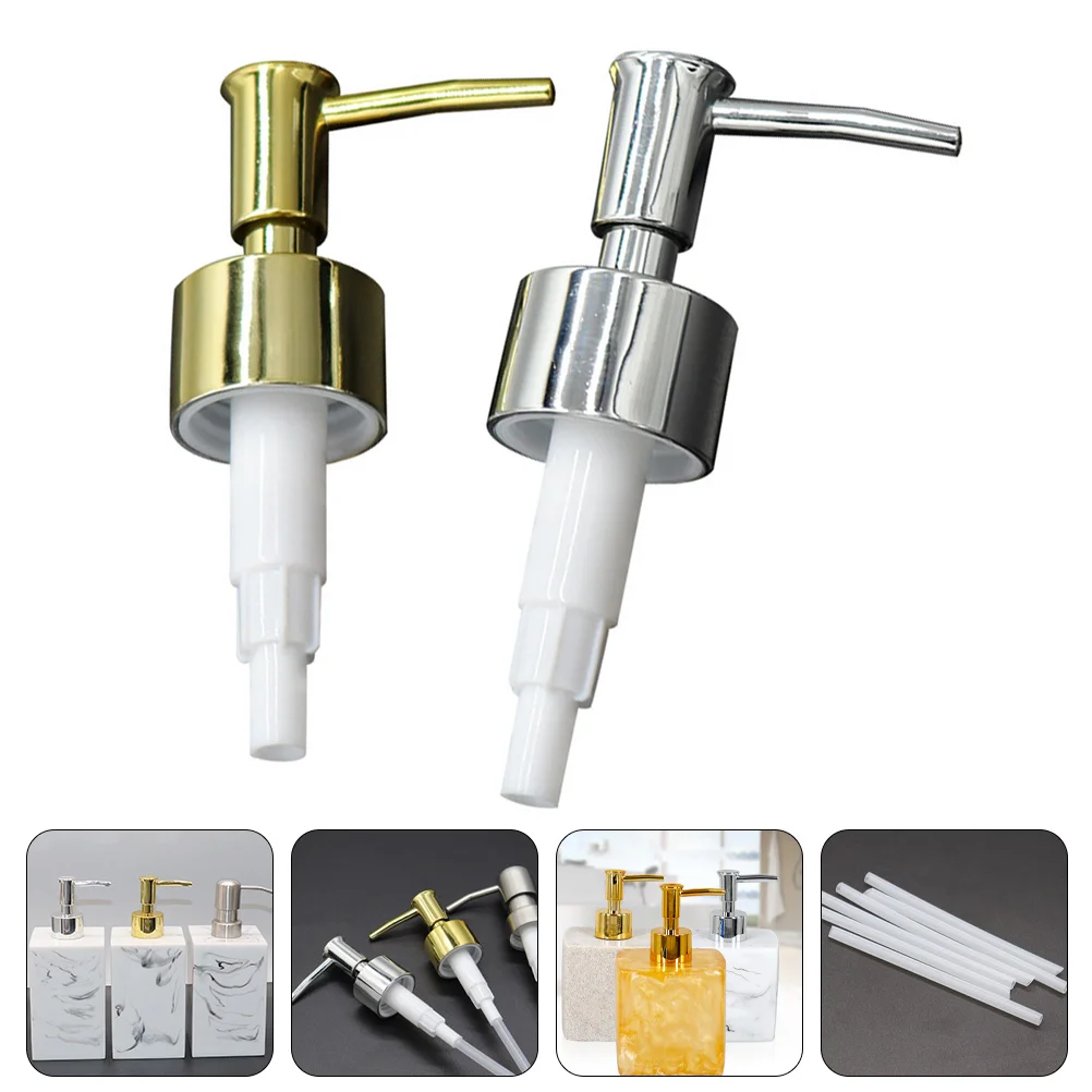 2 Pcs Shampoo Conditioner Pump Soap Bottle Head Dispenser Lids Stainless Steel Container Replacement Lotion Pumps
2 Pcs Shampoo Conditioner Pump Soap Bottle Head Dispenser Lids Stainless Steel Container Replacement Lotion Pumps