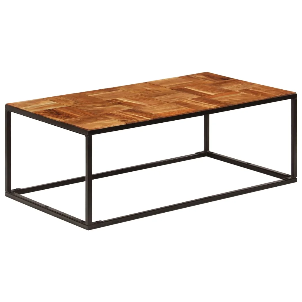 Coffee Tables Living Room Modern Coffe Table Decor 110x40x60 cm Solid Acacia Wood and Steel
Coffee Tables Living Room Modern Coffe Table Decor 110x40x60 cm Solid Acacia Wood and Steel