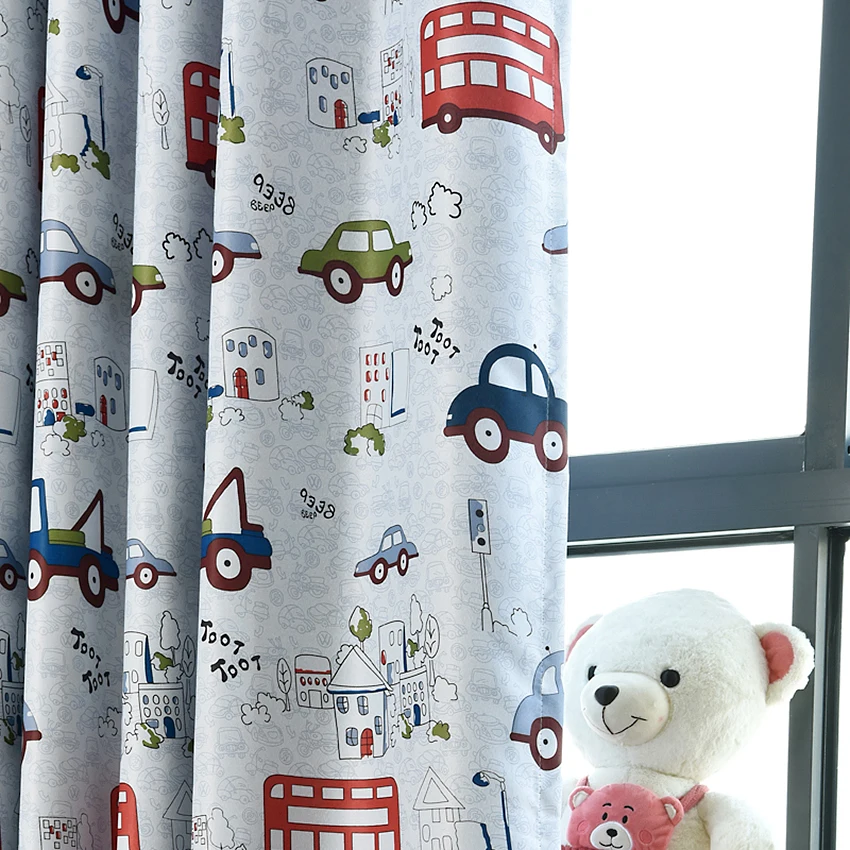 Little Cars Curtains for Kid's Room Boy's Blackout Curtains for Living Room Car Tulle for Child Cartoon Curtains WP146-30
Little Cars Curtains for Kid's Room Boy's Blackout Curtains for Living Room Car Tulle for Child Cartoon Curtains WP146-30