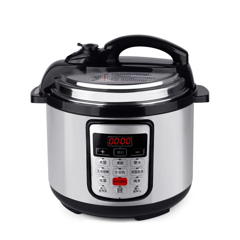 

Stainless Steel Electric Pressure Cooker 4L/5L/6L Multifunctional Programmable Pressure Slow Cooking Pot Non-stick Rice Cooker
