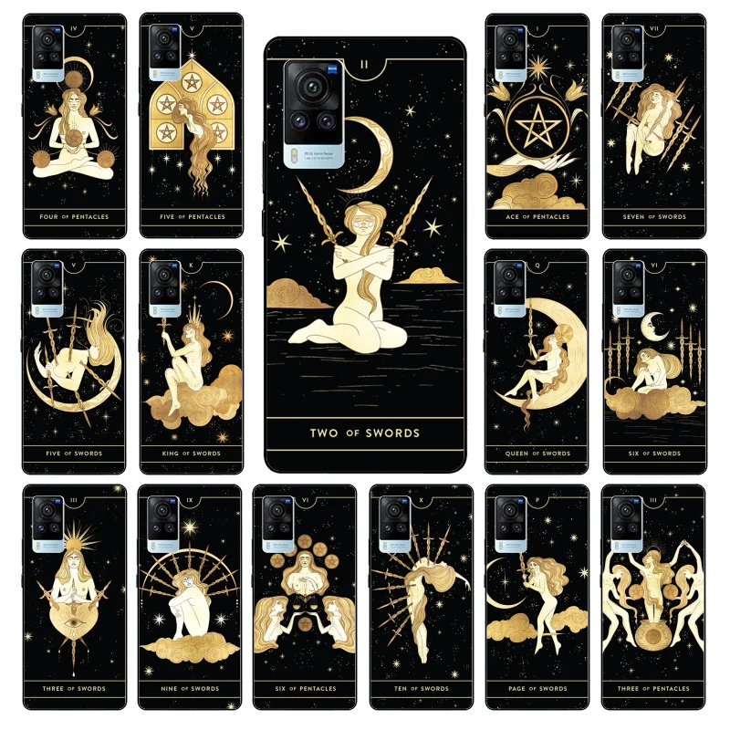 

Divine Feminine Tarot Phone Case for VIVO V21E V21 V23 V23E V2109 Y53S Y33S Y55 Y76 Y31 Y21 Y72 Y01 Y21S Y11S