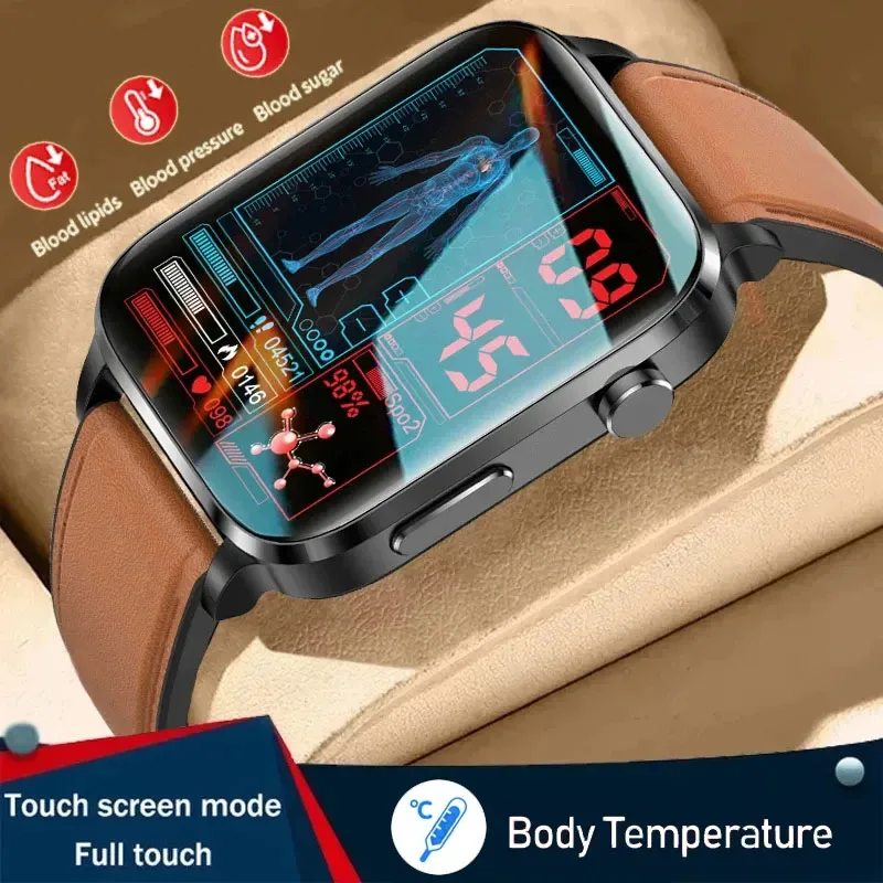 

Новинка 2023, умные часы с измерением уровня сахара в крови для мужчин, лазерное лечение здоровья, пульсометр, артериальное давление, спортивные Смарт-часы, женские часы с Глюкометром