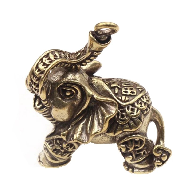 Kili Vintage Brass Auspicious Elephant Pendant Keychain Metal Animal Keychain Furniture Decoration
Kili Vintage Brass Auspicious Elephant Pendant Keychain Metal Animal Keychain Furniture Decoration