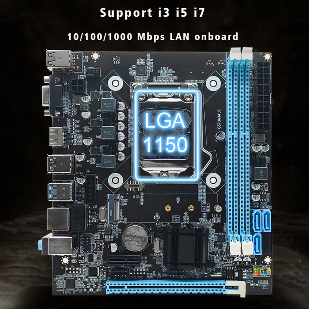 Материнская плата для компьютера H81 PCI Express X16 X1 M.2 Nvme/NGFF со слотом SATA 3,0 2,0 Micro ATX LGA1150, материнская плата для настольного компьютера
Материнская плата для компьютера H81 PCI Express X16 X1 M.2 Nvme/NGFF со слотом SATA 3,0 2,0 Micro ATX LGA1150, материнская плата для настольного компьютера