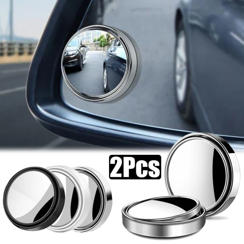 2Pcs Car Round Frame Convex Blind Spot Mirror 360 Degree Wide-angle Rearview Auxiliary Mirror Safety Driving Rear View Mirror
2Pcs Car Round Frame Convex Blind Spot Mirror 360 Degree Wide-angle Rearview Auxiliary Mirror Safety Driving Rear View Mirror