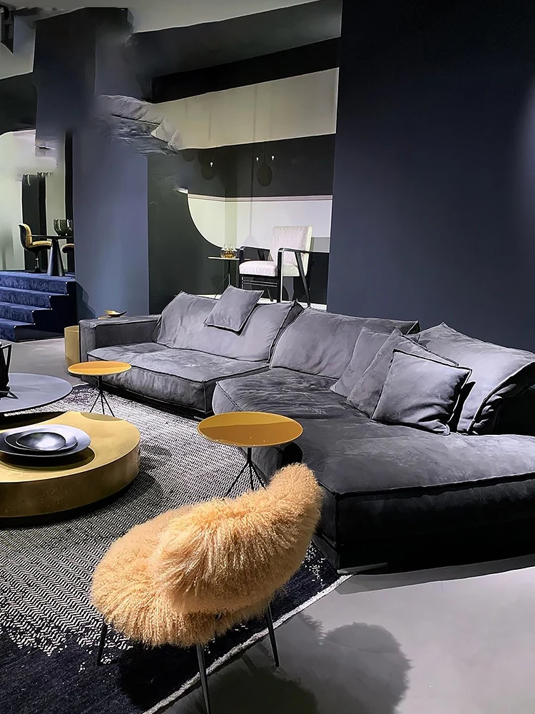 5Italian Technology Fabric Sofa Nordic Light Luxury Living Room Complete Small Apartment Shaped Corner Down
5Italian Technology Fabric Sofa Nordic Light Luxury Living Room Complete Small Apartment Shaped Corner Down