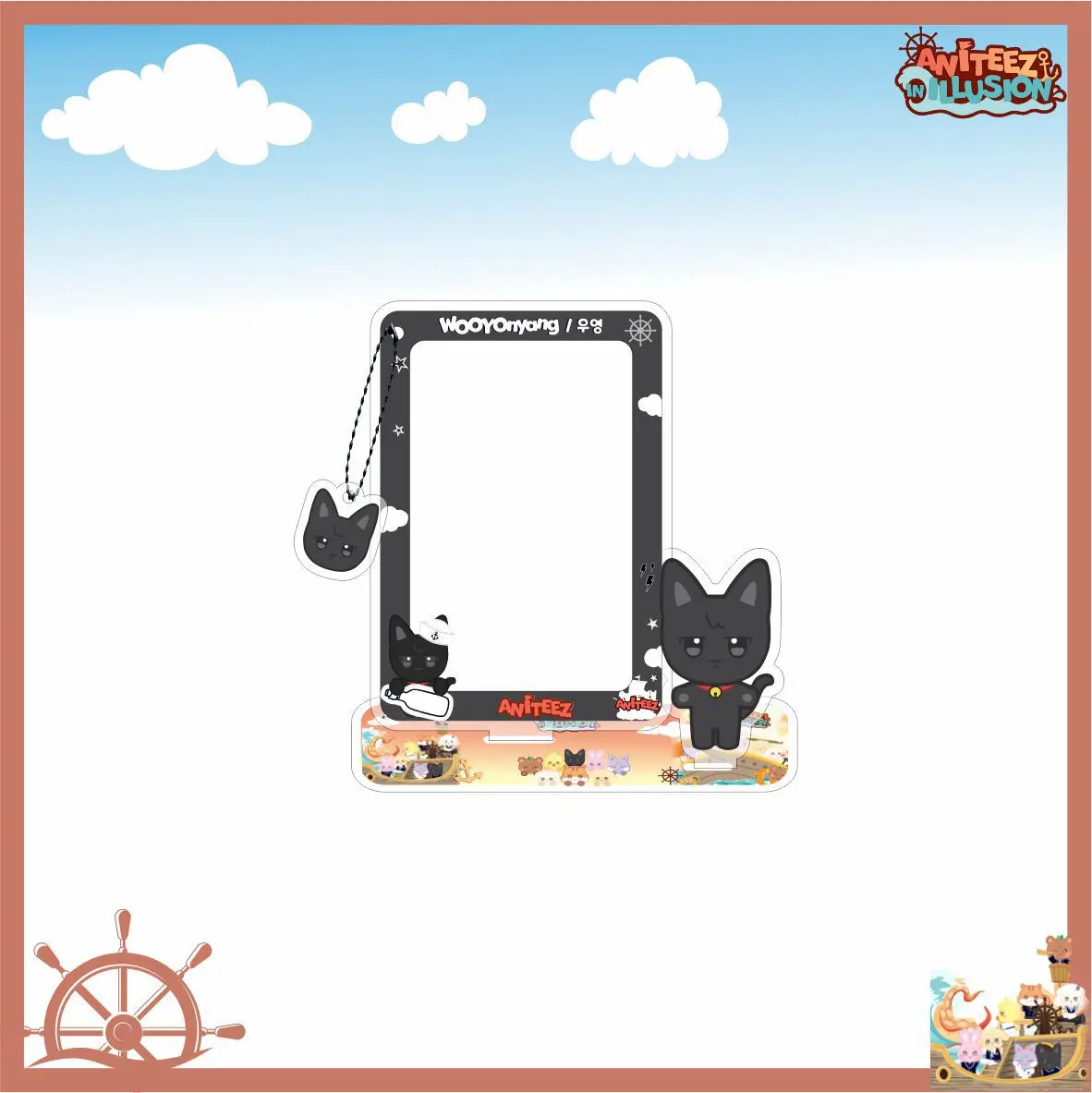 Набор из 9 фоторамок для карт ATEEZ Shengbide
Набор из 9 фоторамок для карт ATEEZ Shengbide