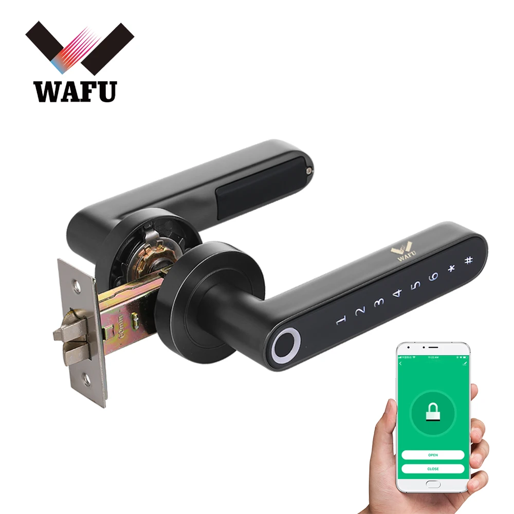 WAFU WF-016 отпечатков пальцев для электронного дверного замка Смарт Bluetooth Пароль замок ручки APP разблокировка бесключевого доступа Поддержка iOS...
WAFU WF-016 отпечатков пальцев для электронного дверного замка Смарт Bluetooth Пароль замок ручки APP разблокировка бесключевого доступа Поддержка iOS...