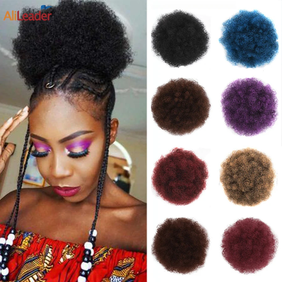 Afro Hair Bun Synthetic Afro Puff Drawstring Ponytail Extension Fluffy Kinky Curly Hair Puff Bun Updo Hair Pieces Afro Chignon
Afro Hair Bun Synthetic Afro Puff Drawstring Ponytail Extension Fluffy Kinky Curly Hair Puff Bun Updo Hair Pieces Afro Chignon