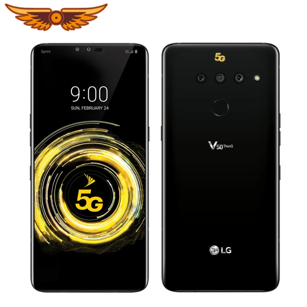 Оригинальный разблокированный сотовый телефон LG V50 ThinQ V500N 6 4 дюйма ГБ ОЗУ 128 Гб ПЗУ