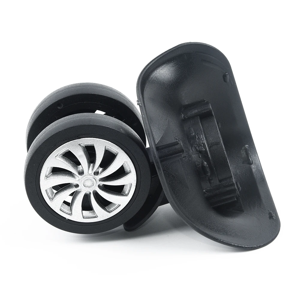 4pcs/set Replacement Luggage Suitcase Wheels Swivel Universal Swivel Wheel Black Dual Roller Wheels Outdoor Travel Accessories
4pcs/set Replacement Luggage Suitcase Wheels Swivel Universal Swivel Wheel Black Dual Roller Wheels Outdoor Travel Accessories