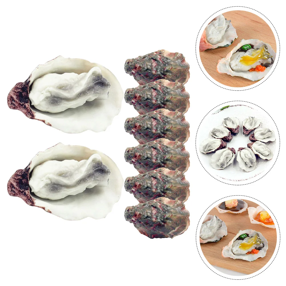 8 Pcs Simulated Oysters Fake Seafood Bbq Decor Fridge Magnet Model Pvc Fresh Lifelike
8 Pcs Simulated Oysters Fake Seafood Bbq Decor Fridge Magnet Model Pvc Fresh Lifelike