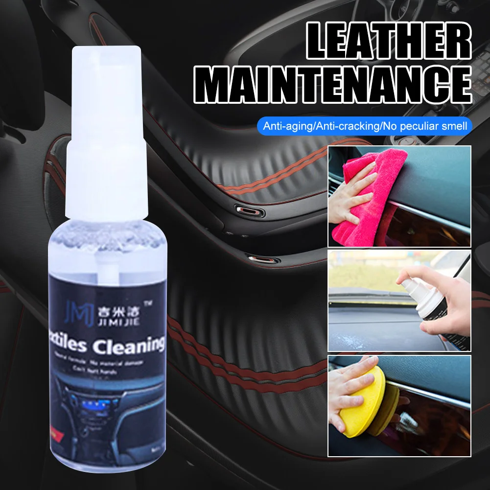 30ml Car Interior Cleaning Agent Spray Multi-purpose Cleaner Anti-aging Protection Leather Dashboard Retreading Accessories
30ml Car Interior Cleaning Agent Spray Multi-purpose Cleaner Anti-aging Protection Leather Dashboard Retreading Accessories