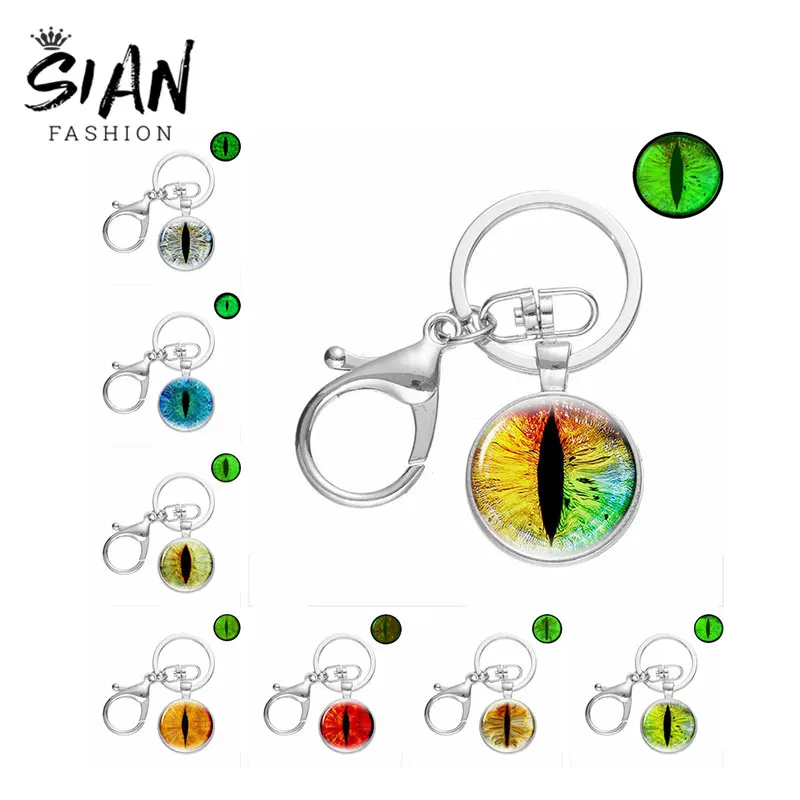 Fashion Dragon Eyes Keychain Evil Eye Round Clear Pendant Key Ring Handmade Glass Cabochon Key Chains Trinkets Whosale Gifts
Fashion Dragon Eyes Keychain Evil Eye Round Clear Pendant Key Ring Handmade Glass Cabochon Key Chains Trinkets Whosale Gifts
