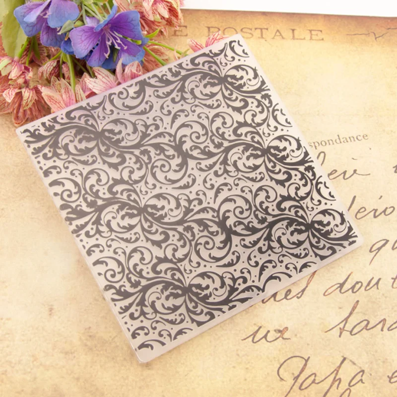 Flower Vine Plastic Bump Embossing Template DIY Scrapbook Journal Fondant Indentation Album Card Make Decora Stencils Reusable
Flower Vine Plastic Bump Embossing Template DIY Scrapbook Journal Fondant Indentation Album Card Make Decora Stencils Reusable