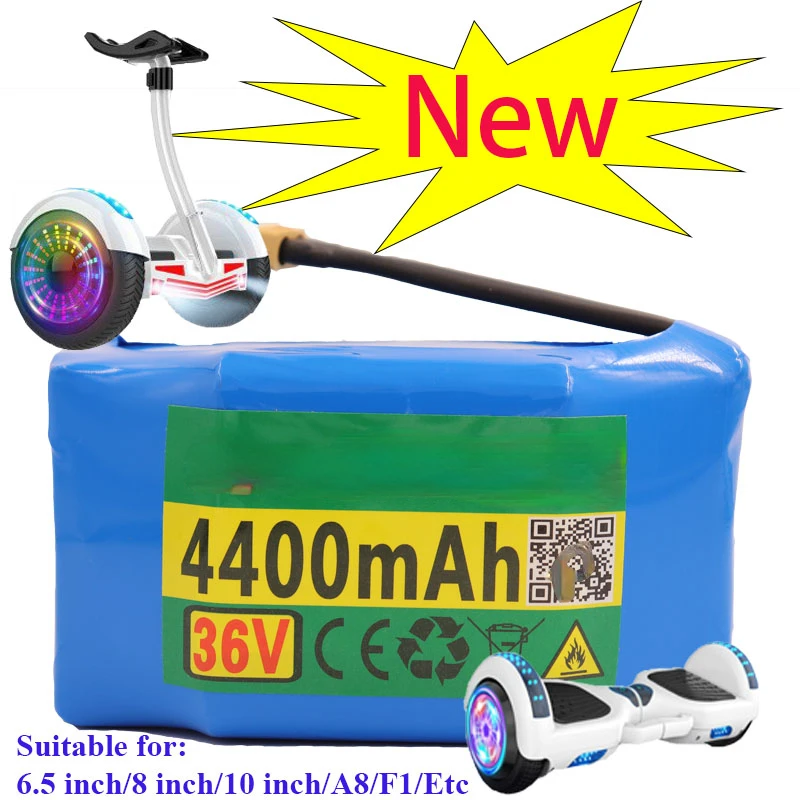Genuine 36V Battery Pack 4400mAh Rechargeable Li-Ion Battery Suitable For Electric Hoverboard Unicycle Self-Balancing Scooter
Genuine 36V Battery Pack 4400mAh Rechargeable Li-Ion Battery Suitable For Electric Hoverboard Unicycle Self-Balancing Scooter