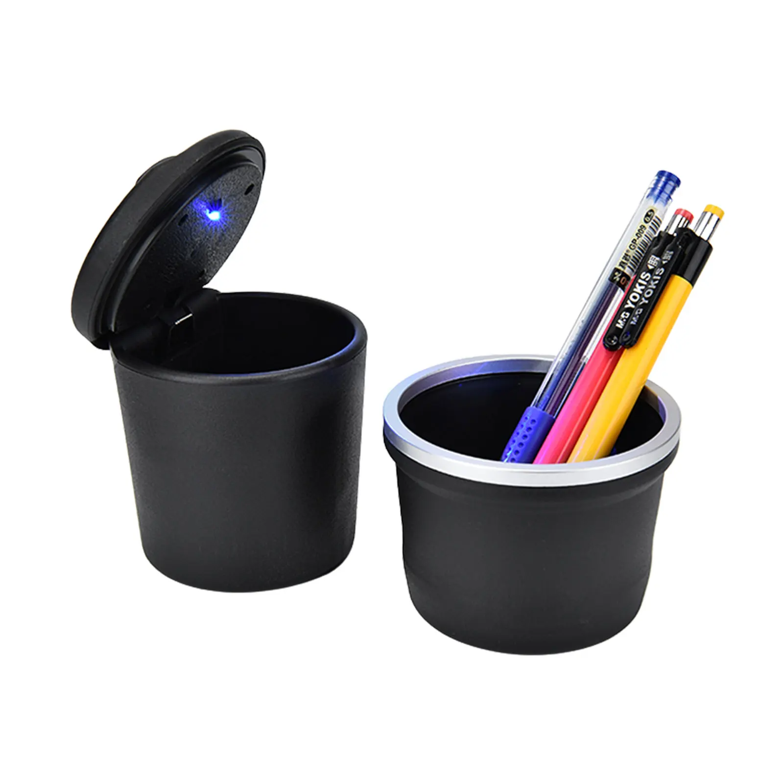Auto Ashtray With LED Light Portable Ashtray For Car Mini Car Trash Can With Detachable Lid LED Light Easy Clean Up Detachable
Auto Ashtray With LED Light Portable Ashtray For Car Mini Car Trash Can With Detachable Lid LED Light Easy Clean Up Detachable