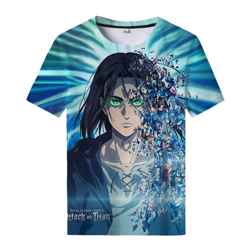 New Attack on Titan The Final Season Part.2 T-shirt Singer 3D Print Sport T-shirt Summer Harajuku Streetwear Hip Hop Cool Tops
New Attack on Titan The Final Season Part.2 T-shirt Singer 3D Print Sport T-shirt Summer Harajuku Streetwear Hip Hop Cool Tops