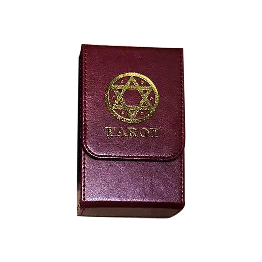 Storage Organizer Tarot Card Box Portable PU Leather Travel Board Game Double Layer Flip Cover Deck Poker Universal Collection
Storage Organizer Tarot Card Box Portable PU Leather Travel Board Game Double Layer Flip Cover Deck Poker Universal Collection