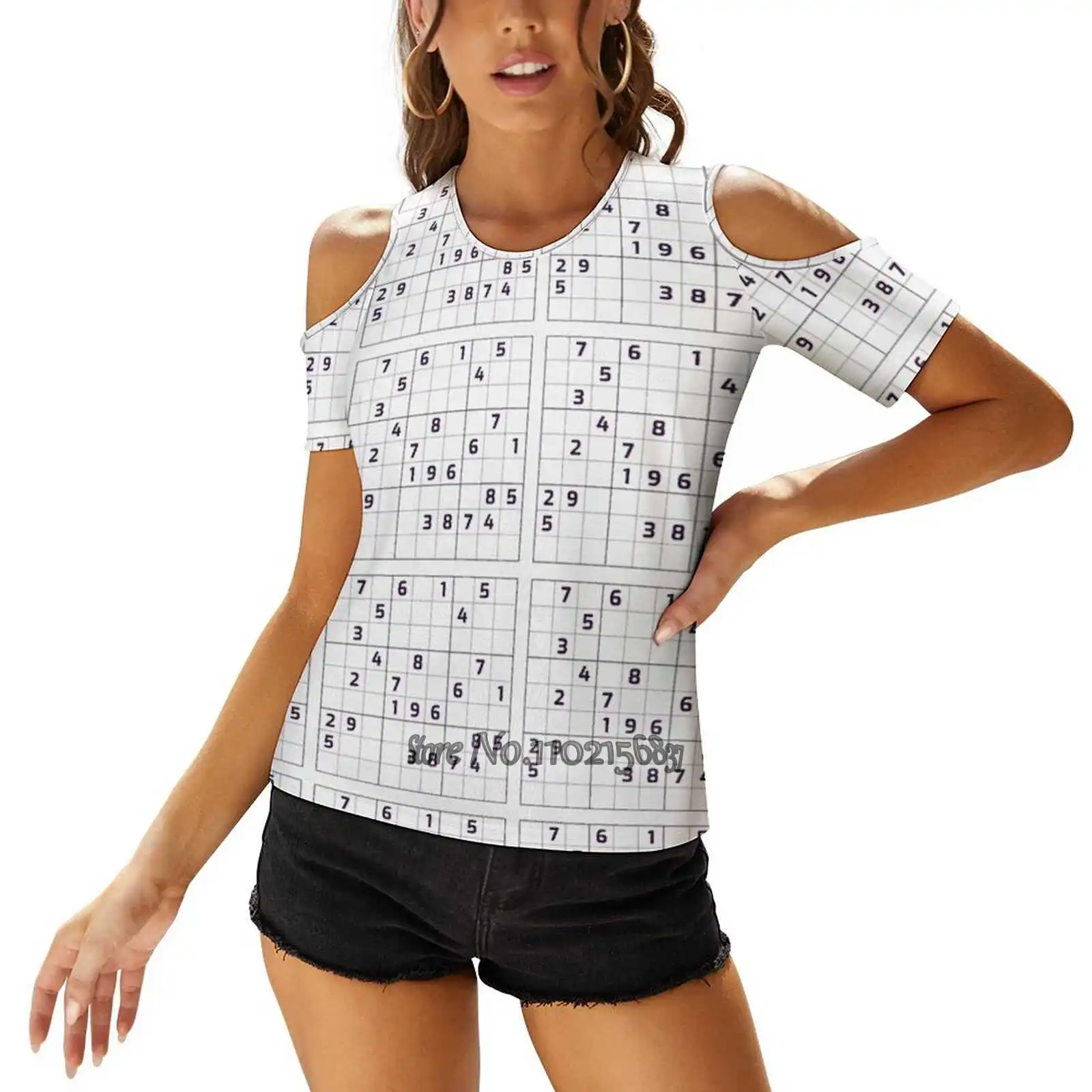 Sudoku Puzzle Black And White | Puzzle #1 Woman Tshirts Printed Tops Fashion Graphic T Shirt Harajuku Short Sleeve T-Shirt
Sudoku Puzzle Black And White | Puzzle #1 Woman Tshirts Printed Tops Fashion Graphic T Shirt Harajuku Short Sleeve T-Shirt