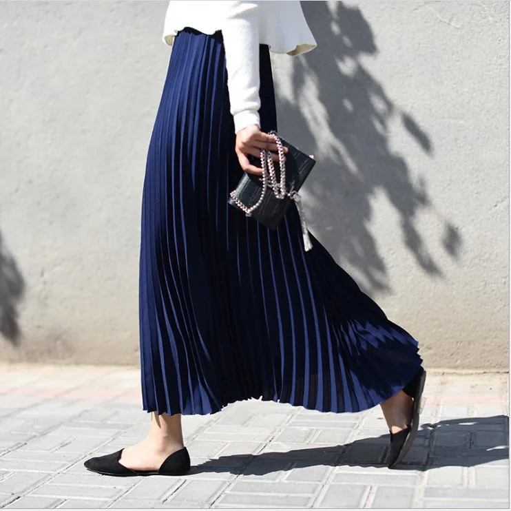 Long Pleated Tulle Skirt Female 2022 Trend Spring Women Korean Fashion Aesthetic High Waist Midi Black Skirt 18 colors
Long Pleated Tulle Skirt Female 2022 Trend Spring Women Korean Fashion Aesthetic High Waist Midi Black Skirt 18 colors