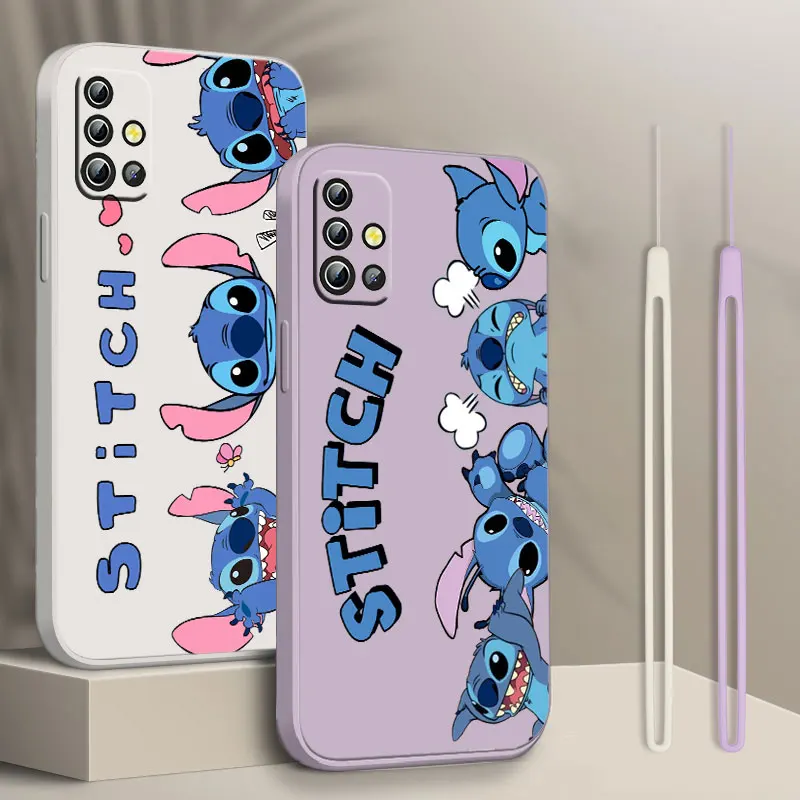 Cute Anime Stitch Phone Case For Samsung A01 A02 A03 A7 A10 A10S A11 A12 A13 A20 A21S A22 CORE 4G 5G Liquid Rope Soft Back Capa
Cute Anime Stitch Phone Case For Samsung A01 A02 A03 A7 A10 A10S A11 A12 A13 A20 A21S A22 CORE 4G 5G Liquid Rope Soft Back Capa
