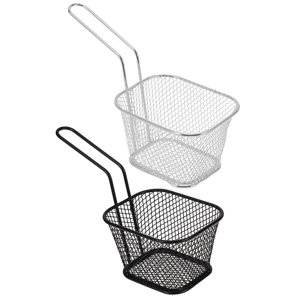 2Pcs Fry Baskets with Handle Fry Baskets Deep Frying Baskets French Fries Baskets for Home
2Pcs Fry Baskets with Handle Fry Baskets Deep Frying Baskets French Fries Baskets for Home