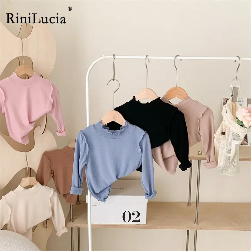 RiniLucia Girls' Clothing T-shirts Children's Clothing Girls Long Sleeve T-shirt Children's Turtleneck Shirt Bottoming Shirt
RiniLucia Girls' Clothing T-shirts Children's Clothing Girls Long Sleeve T-shirt Children's Turtleneck Shirt Bottoming Shirt