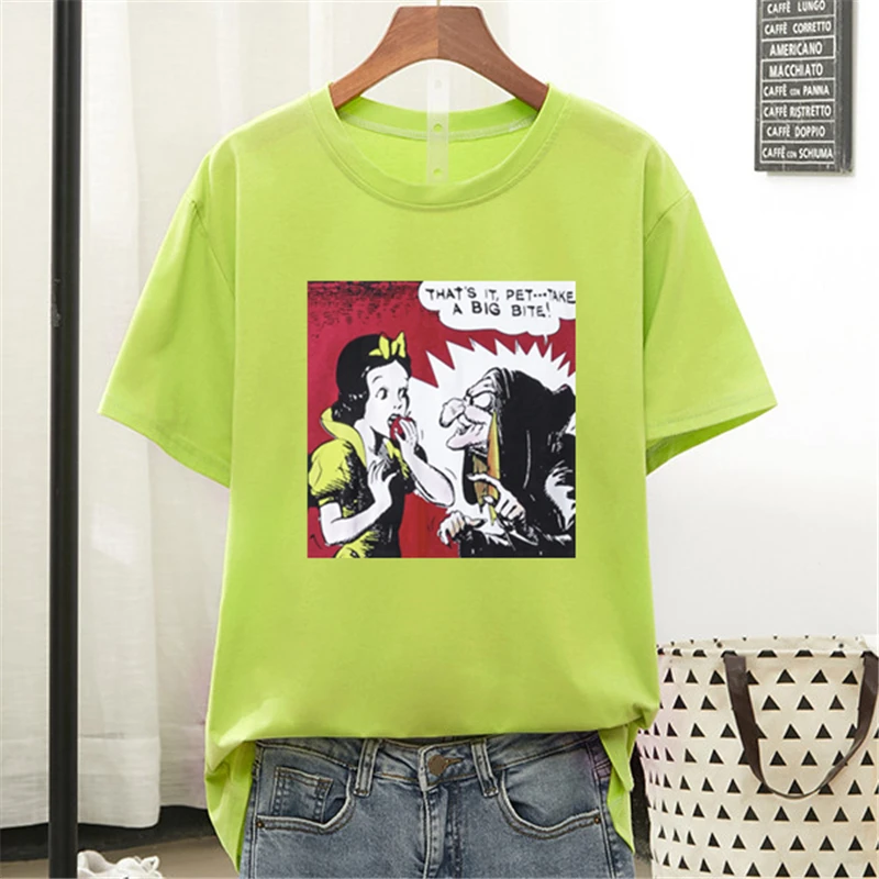 Snow White Disney T Shirt Women Streetwear Tshirt Woman Summer Cool T-shirt Women Vintage T-Shirts Women Clothes Harajuk Y2K Top
Snow White Disney T Shirt Women Streetwear Tshirt Woman Summer Cool T-shirt Women Vintage T-Shirts Women Clothes Harajuk Y2K Top
